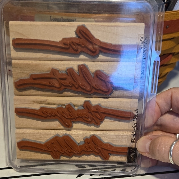 Stampin' Up! Wonderful Words Stamp Set - Picture 2 of 2